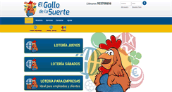 Desktop Screenshot of elgallodelasuerte.com